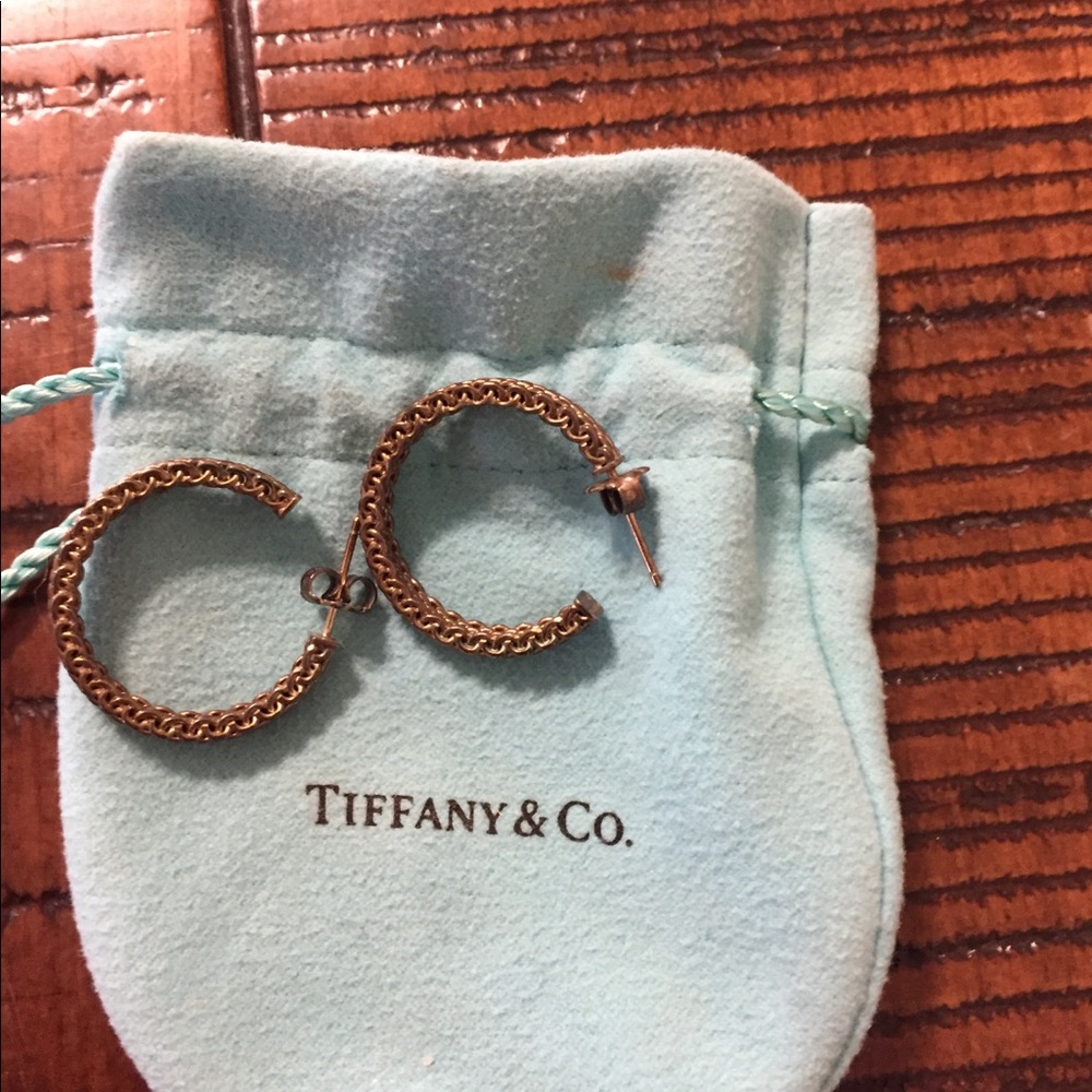 Tiffany and Co small hoop earrings